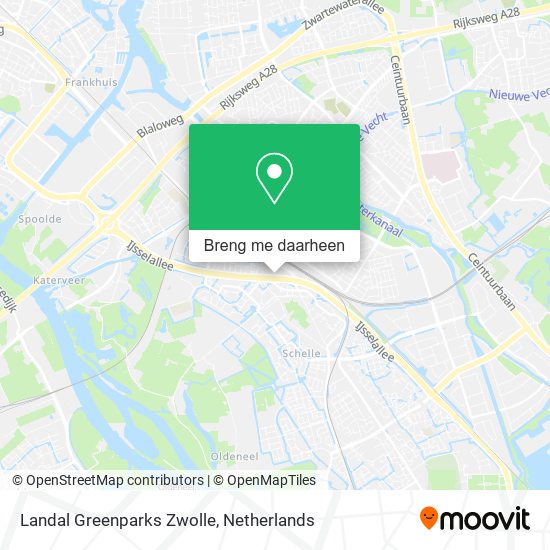 Landal Greenparks Zwolle kaart