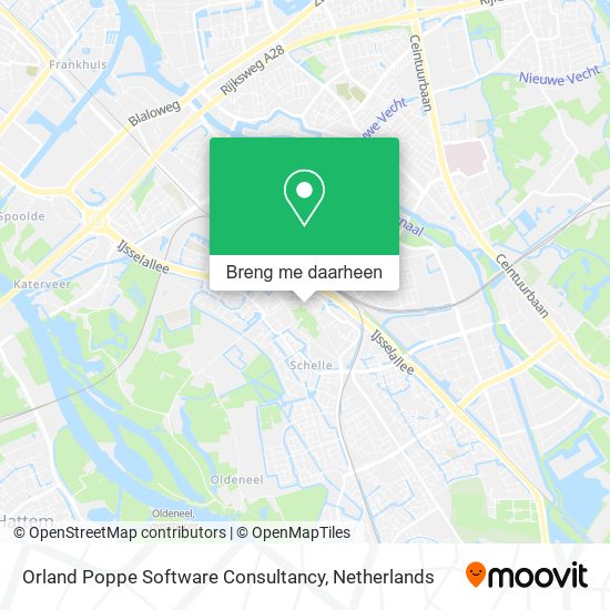 Orland Poppe Software Consultancy kaart