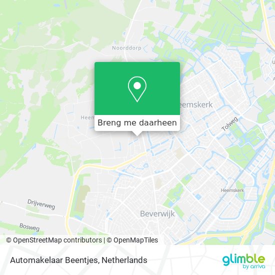 Automakelaar Beentjes kaart