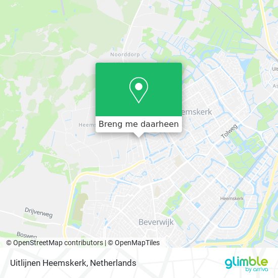 Uitlijnen Heemskerk kaart