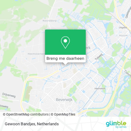 Gewoon Bandjes kaart