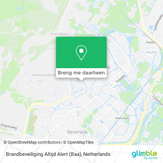 Brandbeveiliging Altijd Alert (Baa) kaart