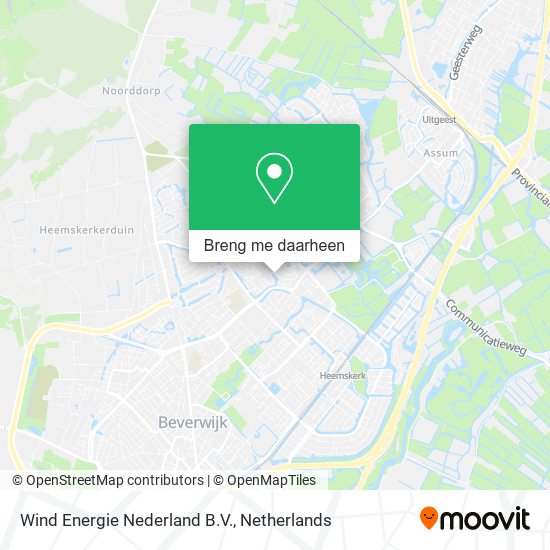 Wind Energie Nederland B.V. kaart