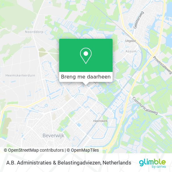 A.B. Administraties & Belastingadviezen kaart