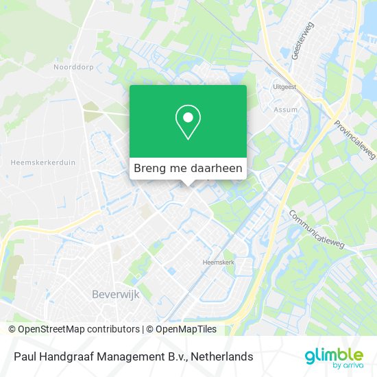 Paul Handgraaf Management B.v. kaart