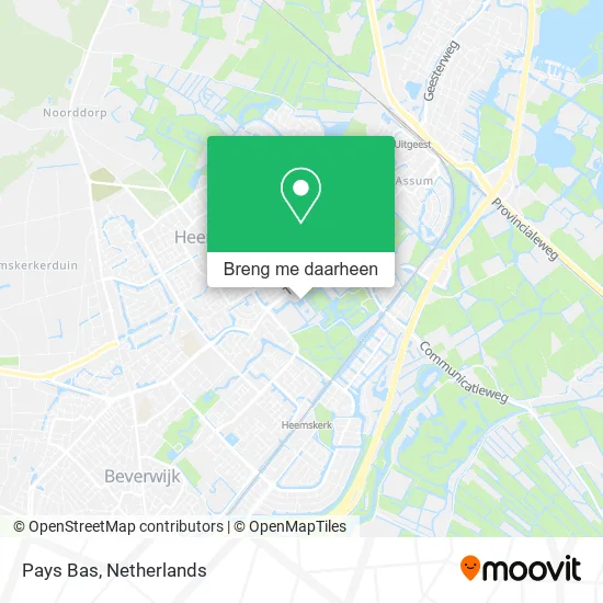 Pays Bas kaart