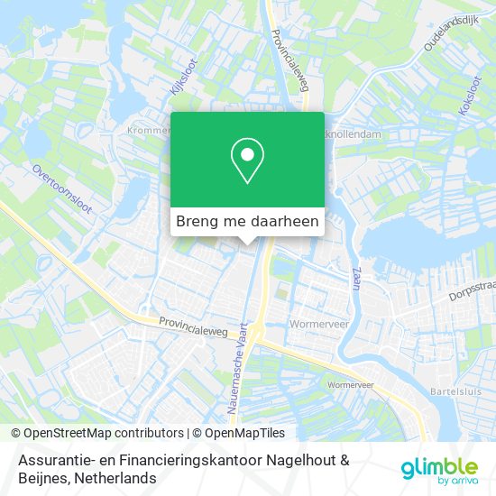 Assurantie- en Financieringskantoor Nagelhout & Beijnes kaart