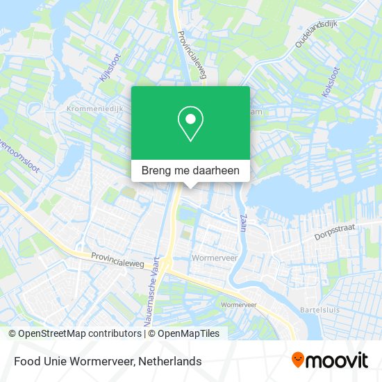 Food Unie Wormerveer kaart