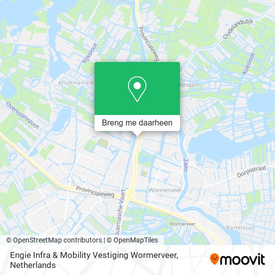 Engie Infra & Mobility Vestiging Wormerveer kaart