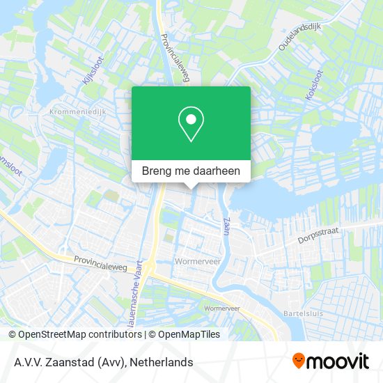 A.V.V. Zaanstad (Avv) kaart