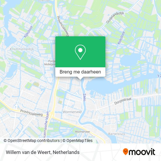 Willem van de Weert kaart