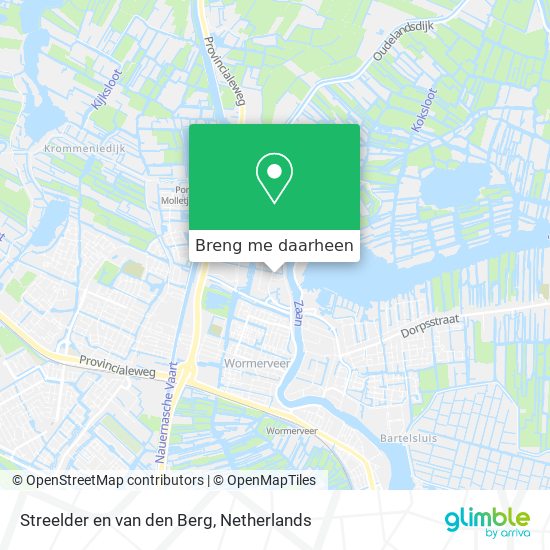 Streelder en van den Berg kaart