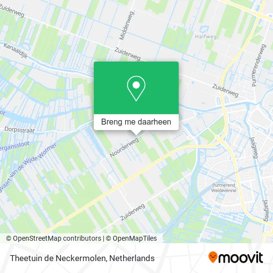 Theetuin de Neckermolen kaart