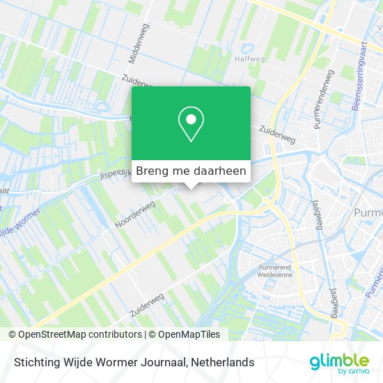 Stichting Wijde Wormer Journaal kaart