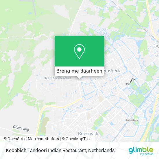 Kebabish Tandoori Indian Restaurant kaart