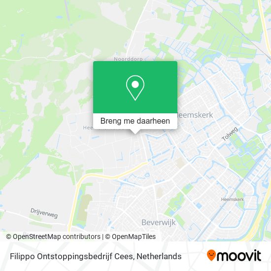 Filippo Ontstoppingsbedrijf Cees kaart