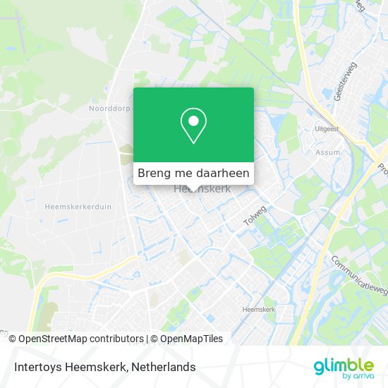 Intertoys Heemskerk kaart