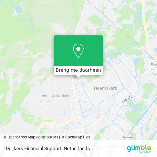 Deijkers Financial Support kaart