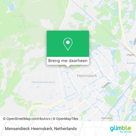 Mensendieck Heemskerk kaart