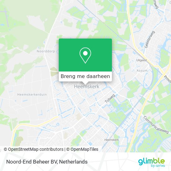 Noord-End Beheer BV kaart