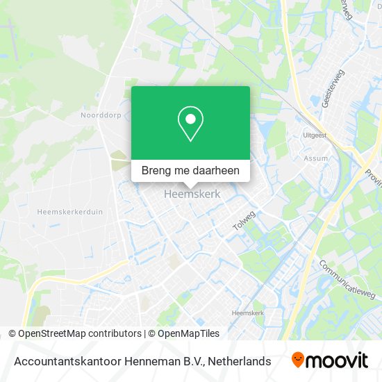 Accountantskantoor Henneman B.V. kaart