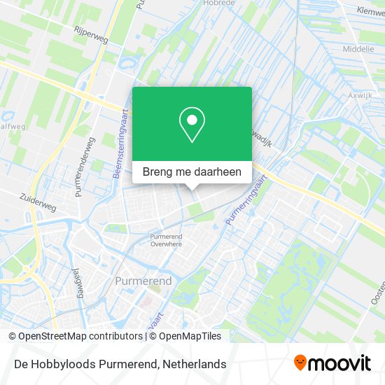 De Hobbyloods Purmerend kaart