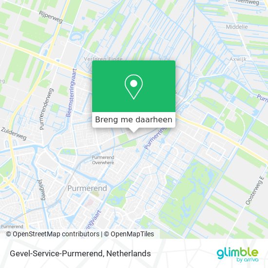 Gevel-Service-Purmerend kaart