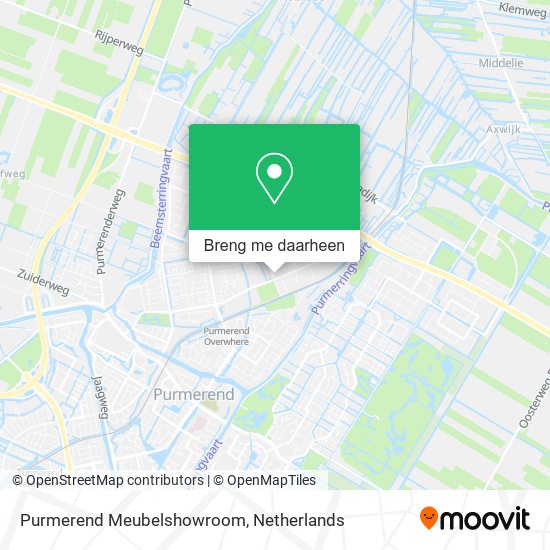 Purmerend Meubelshowroom kaart