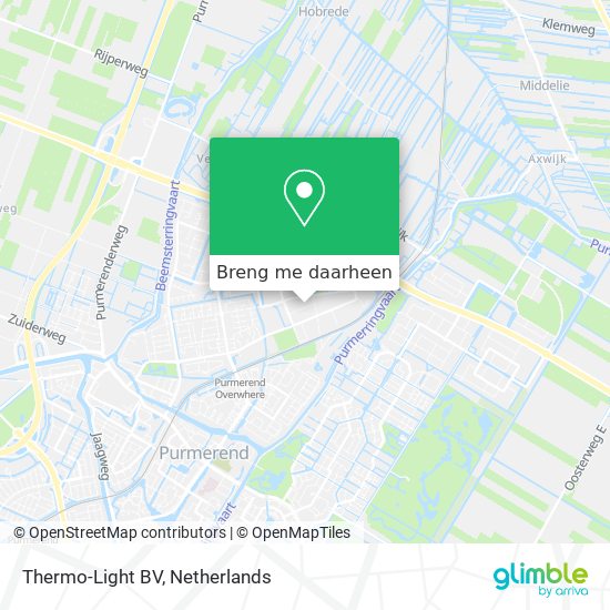 Thermo-Light BV kaart