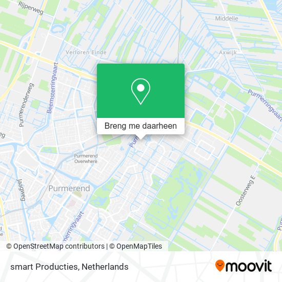 smart Producties kaart