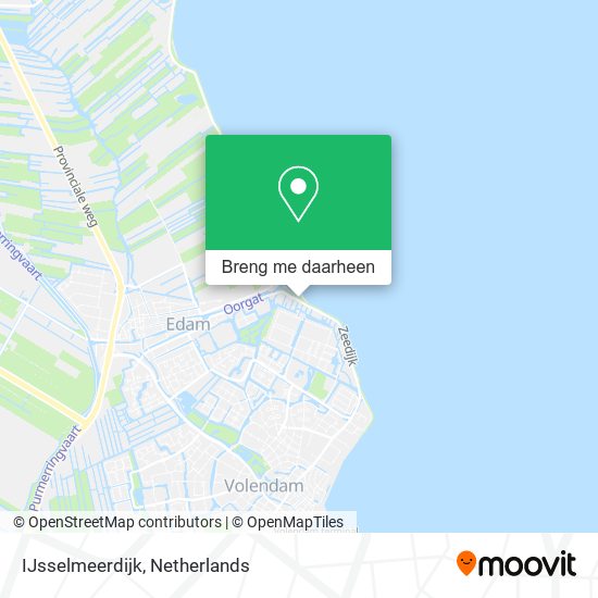 IJsselmeerdijk kaart