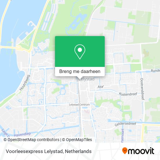 Voorleesexpress Lelystad kaart