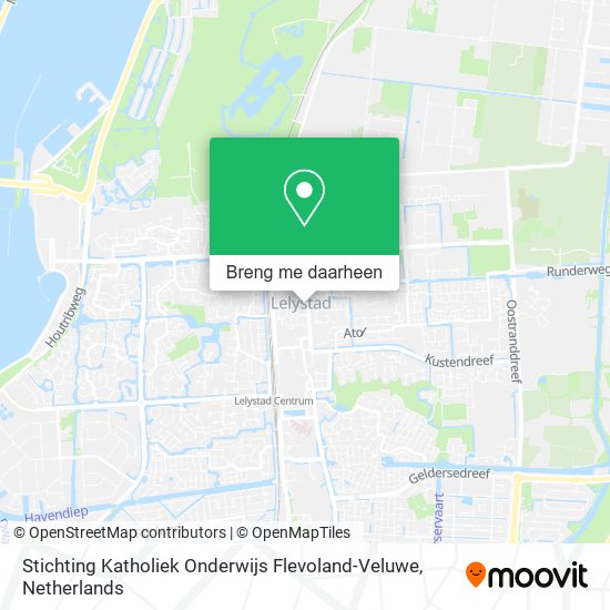 Stichting Katholiek Onderwijs Flevoland-Veluwe kaart