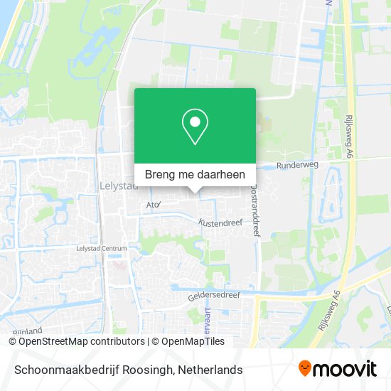 Schoonmaakbedrijf Roosingh kaart