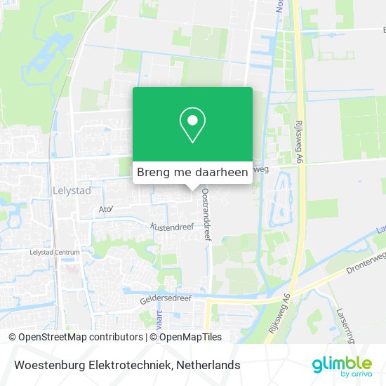 Woestenburg Elektrotechniek kaart