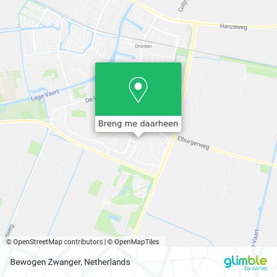 Bewogen Zwanger kaart