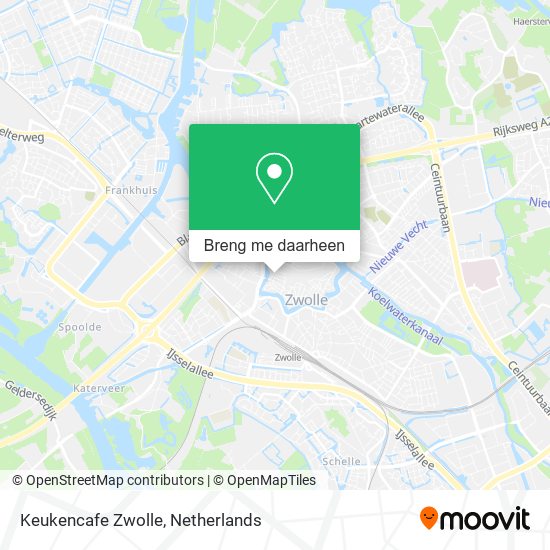 Keukencafe Zwolle kaart