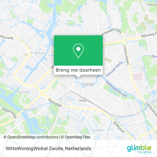 WitteWoningWinkel Zwolle kaart