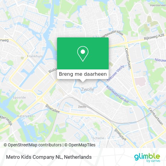 Metro Kids Company NL kaart