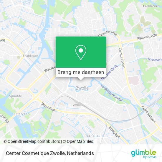 Center Cosmetique Zwolle kaart