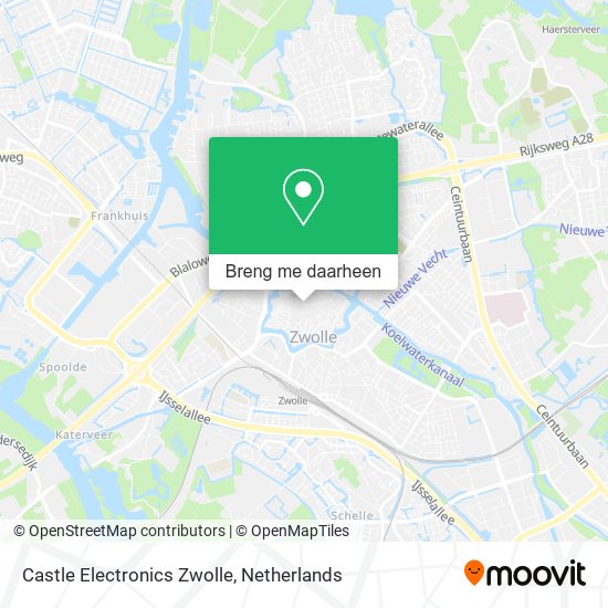 Castle Electronics Zwolle kaart