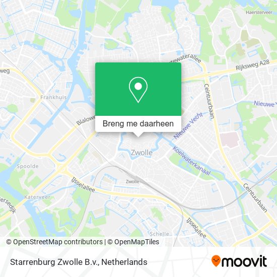 Starrenburg Zwolle B.v. kaart