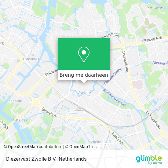 Diezervast Zwolle B.V. kaart