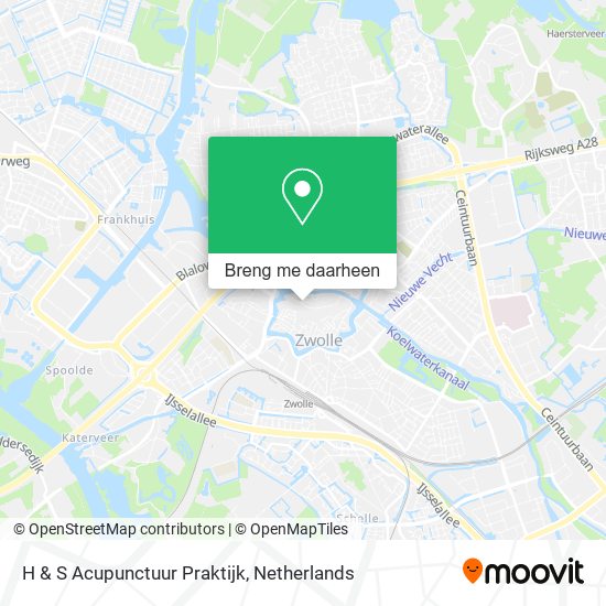 H & S Acupunctuur Praktijk kaart
