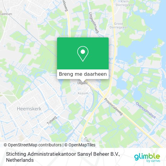 Stichting Administratiekantoor Sansyl Beheer B.V. kaart