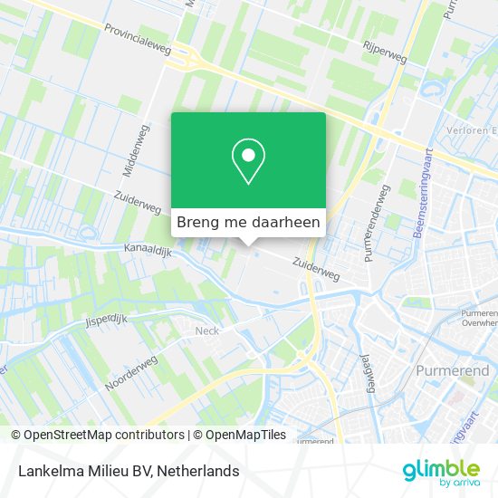 Lankelma Milieu BV kaart