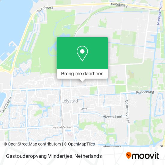 Gastouderopvang Vlindertjes kaart