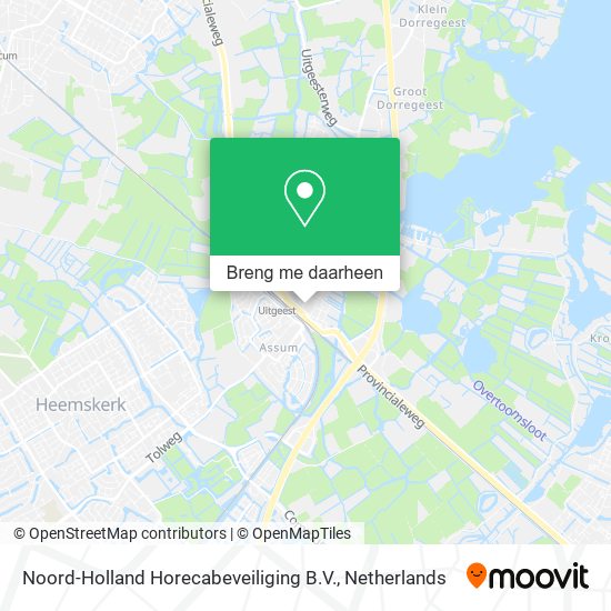 Noord-Holland Horecabeveiliging B.V. kaart