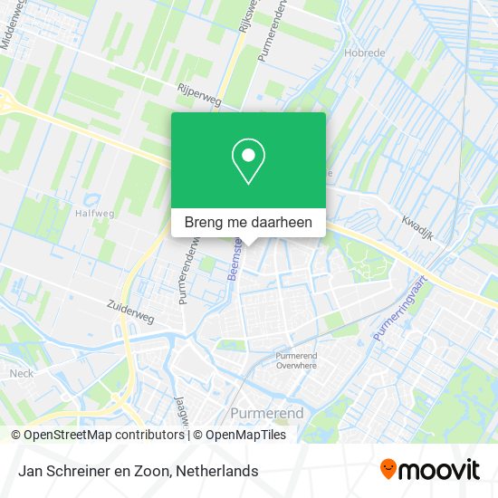 Jan Schreiner en Zoon kaart