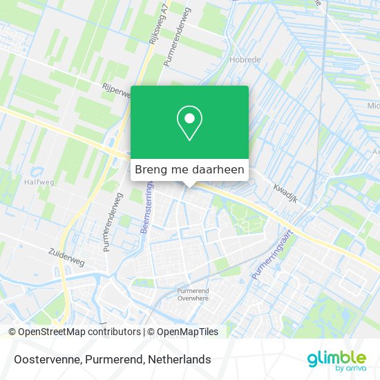 Oostervenne, Purmerend kaart